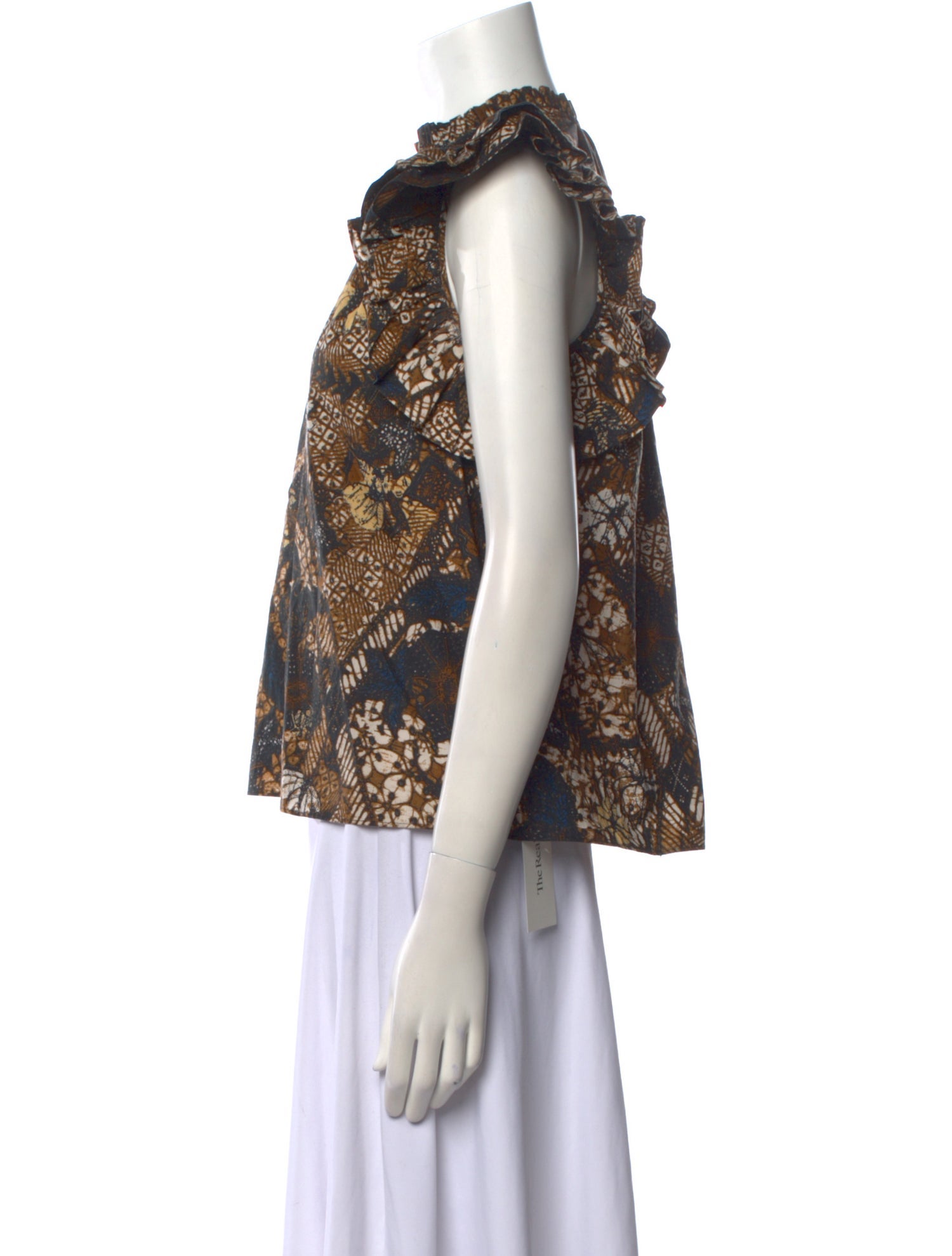 Ulla Johnson Printed V-Neck Blouse