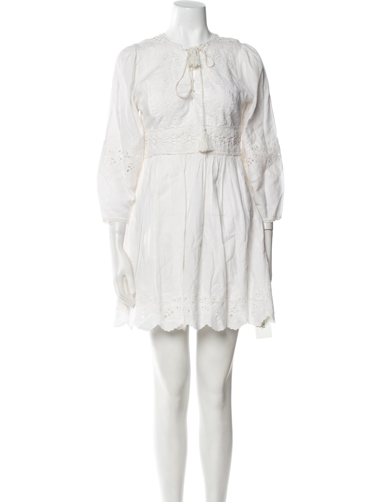 Ulla Johnson Crew Neck Mini Dress