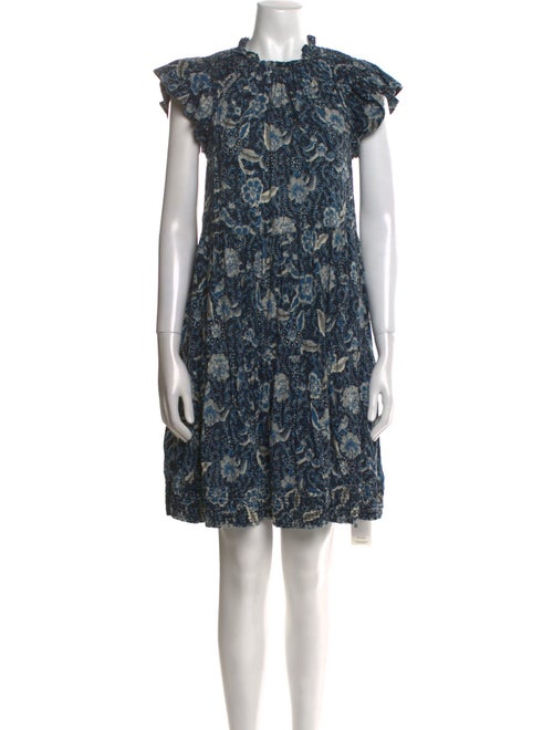 Ulla Johnson Floral Print Knee-Length Dress
