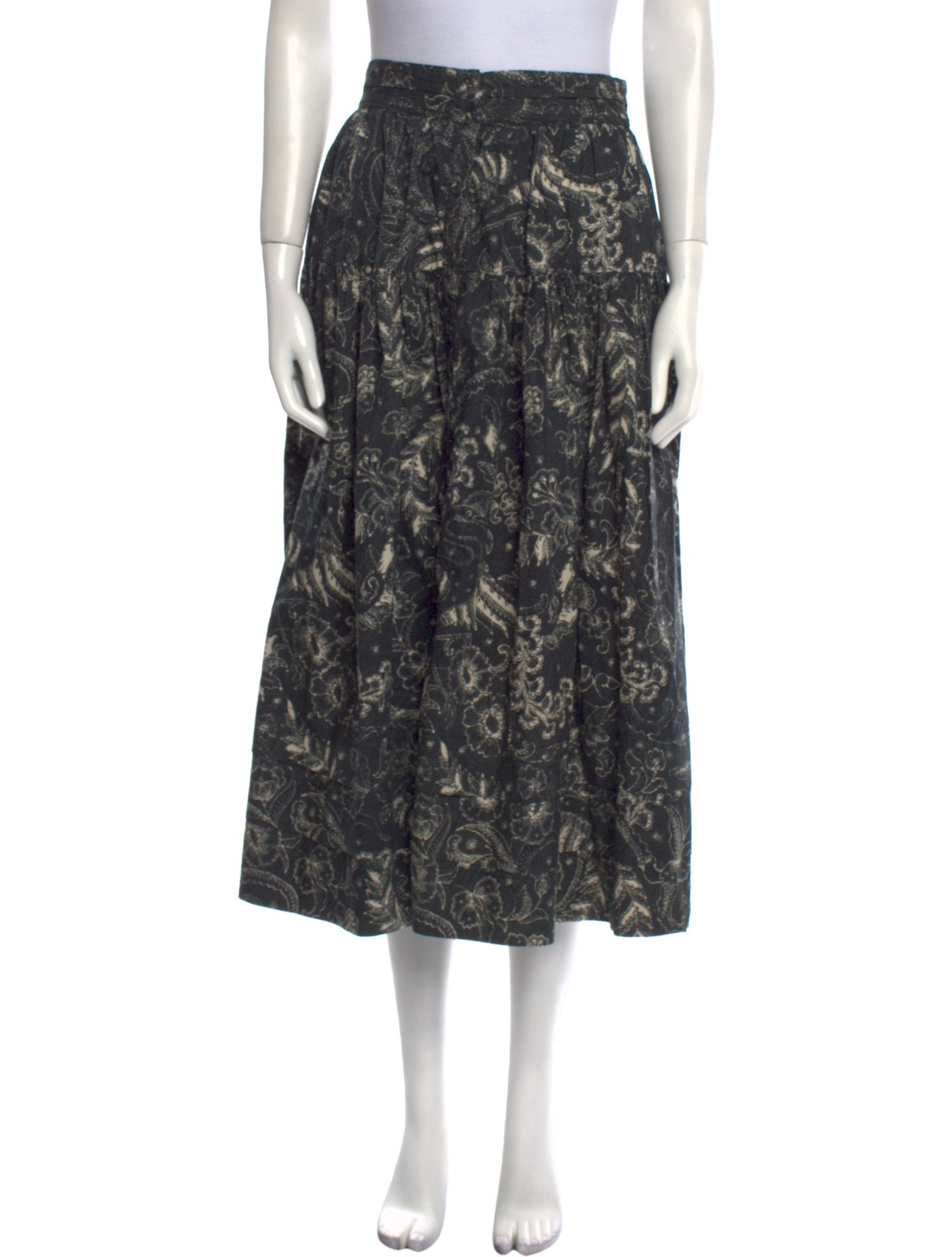 Ulla Johnson Printed Midi Length Skirt