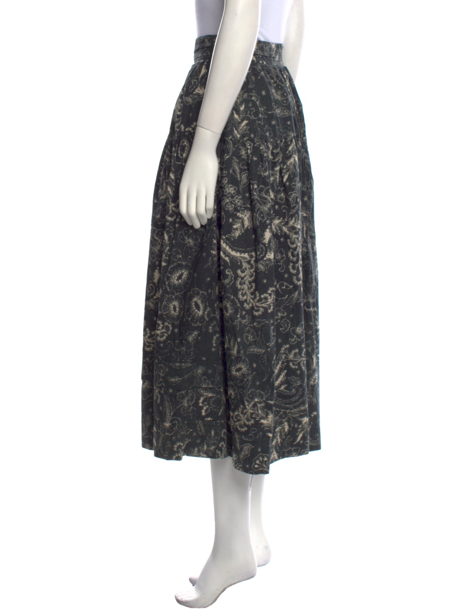 Ulla Johnson Printed Midi Length Skirt