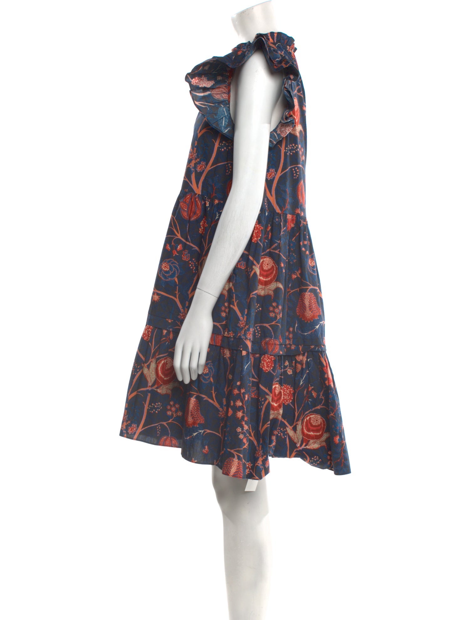 Ulla Johnson Floral Print Knee-Length Dress