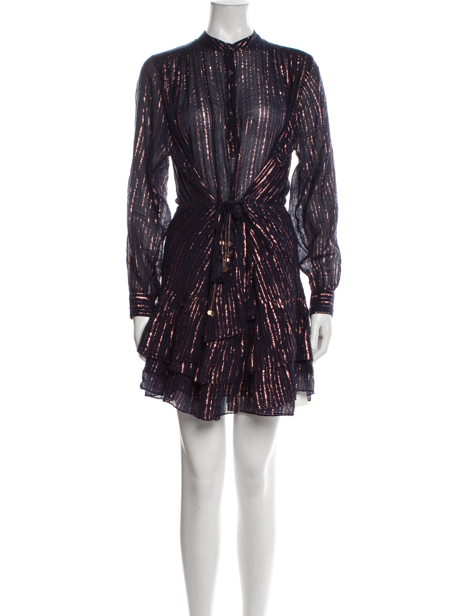 Ulla Johnson Mock Neck Mini Dress