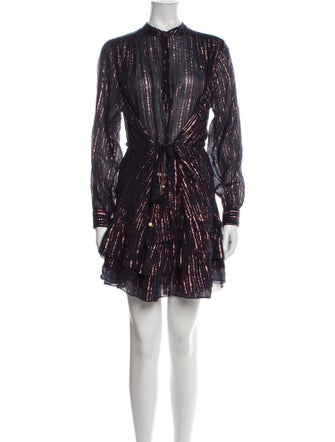 Ulla Johnson Mock Neck Mini Dress