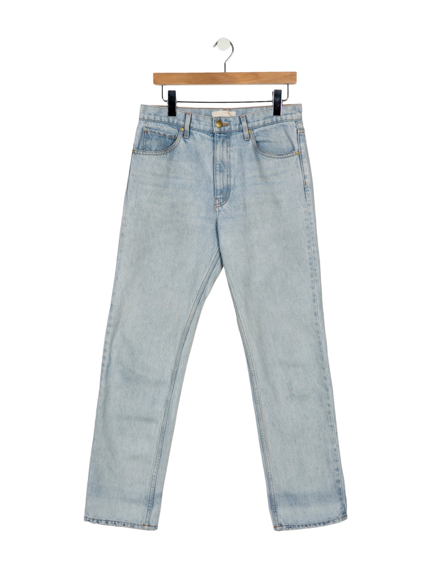Ulla Johnson High-Rise Straight Leg Jeans