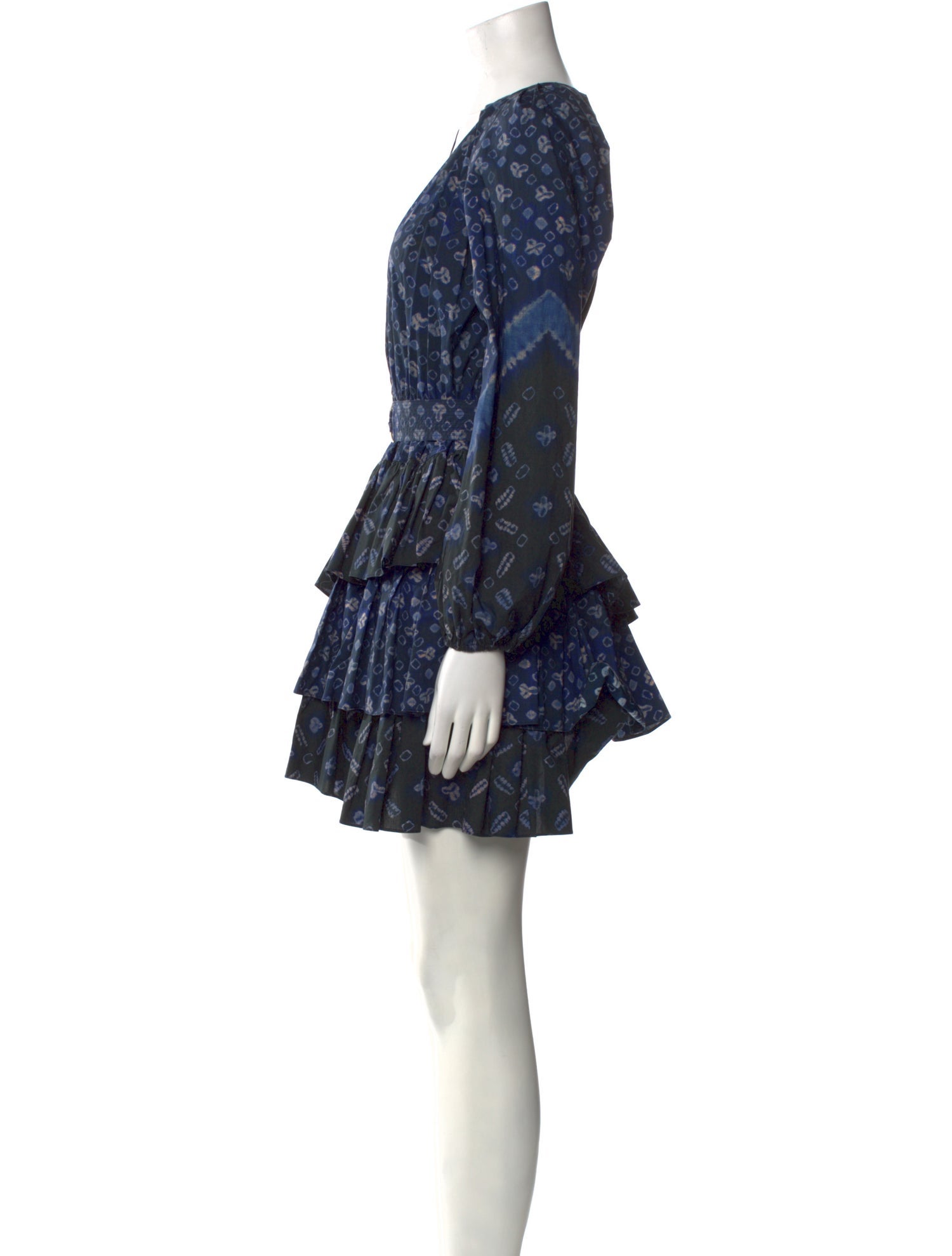 Ulla Johnson Tie-Dye Print Mini Dress