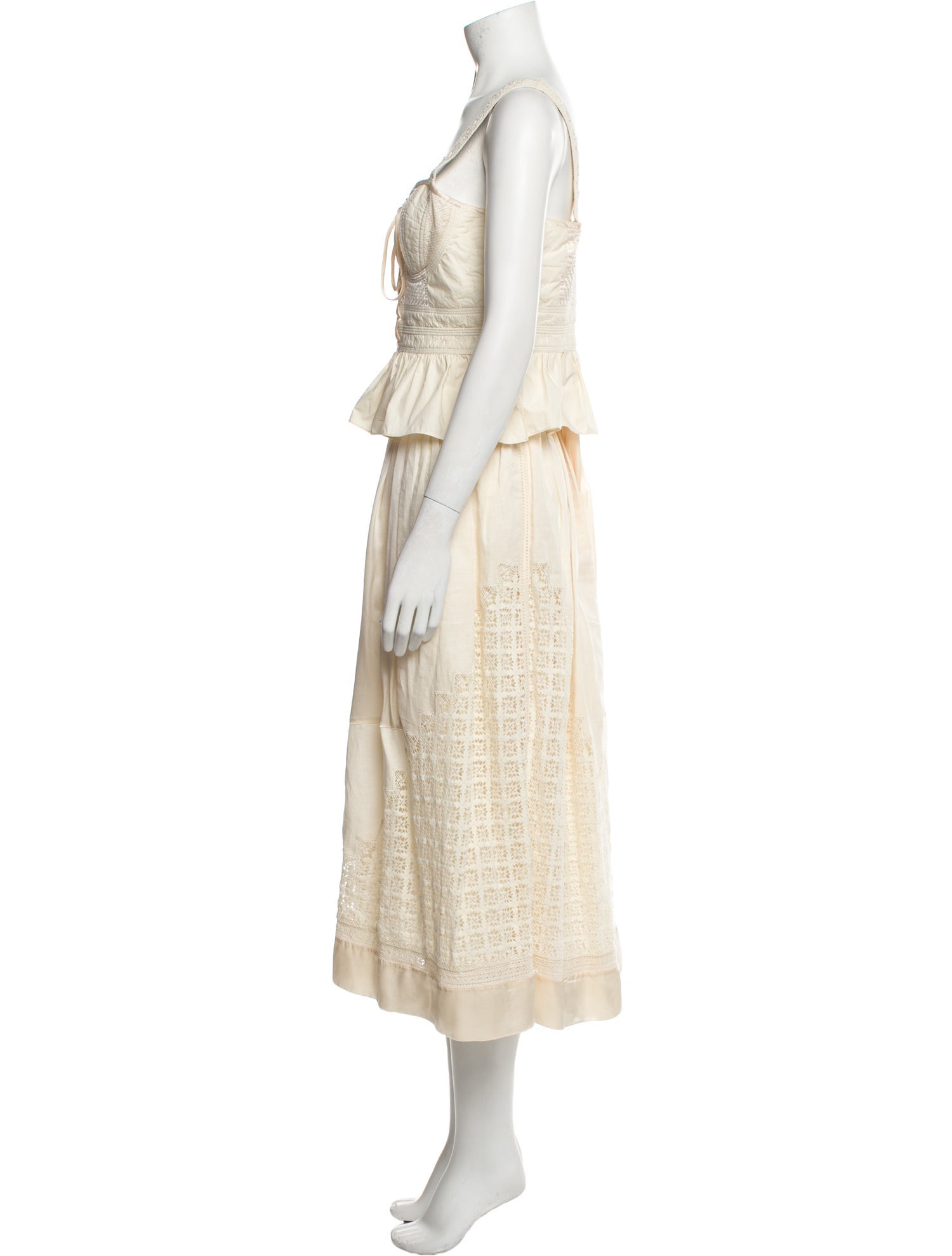 Ulla Johnson Ruffle Embellishment Skirt Set