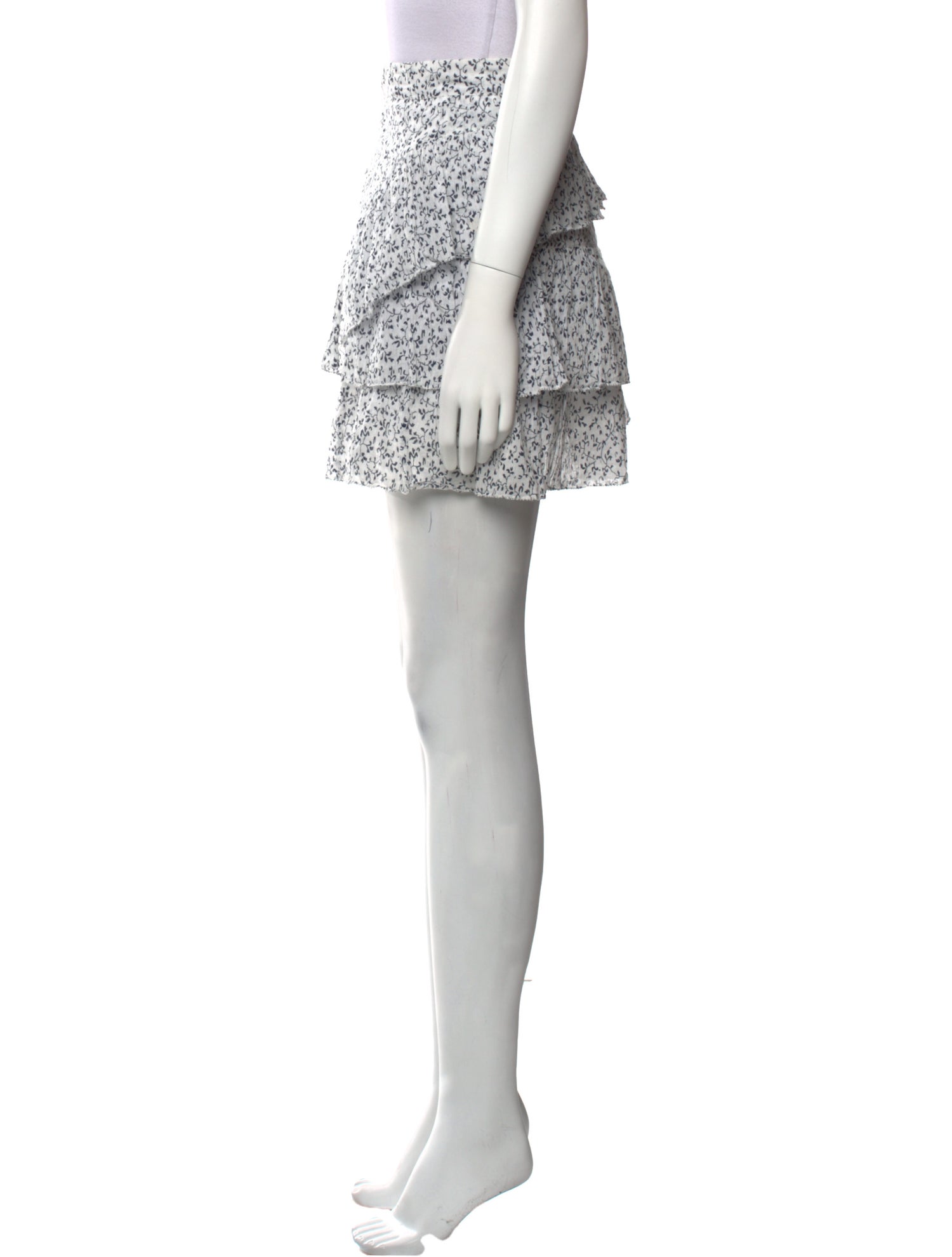 Ulla Johnson Floral Print Mini Skirt