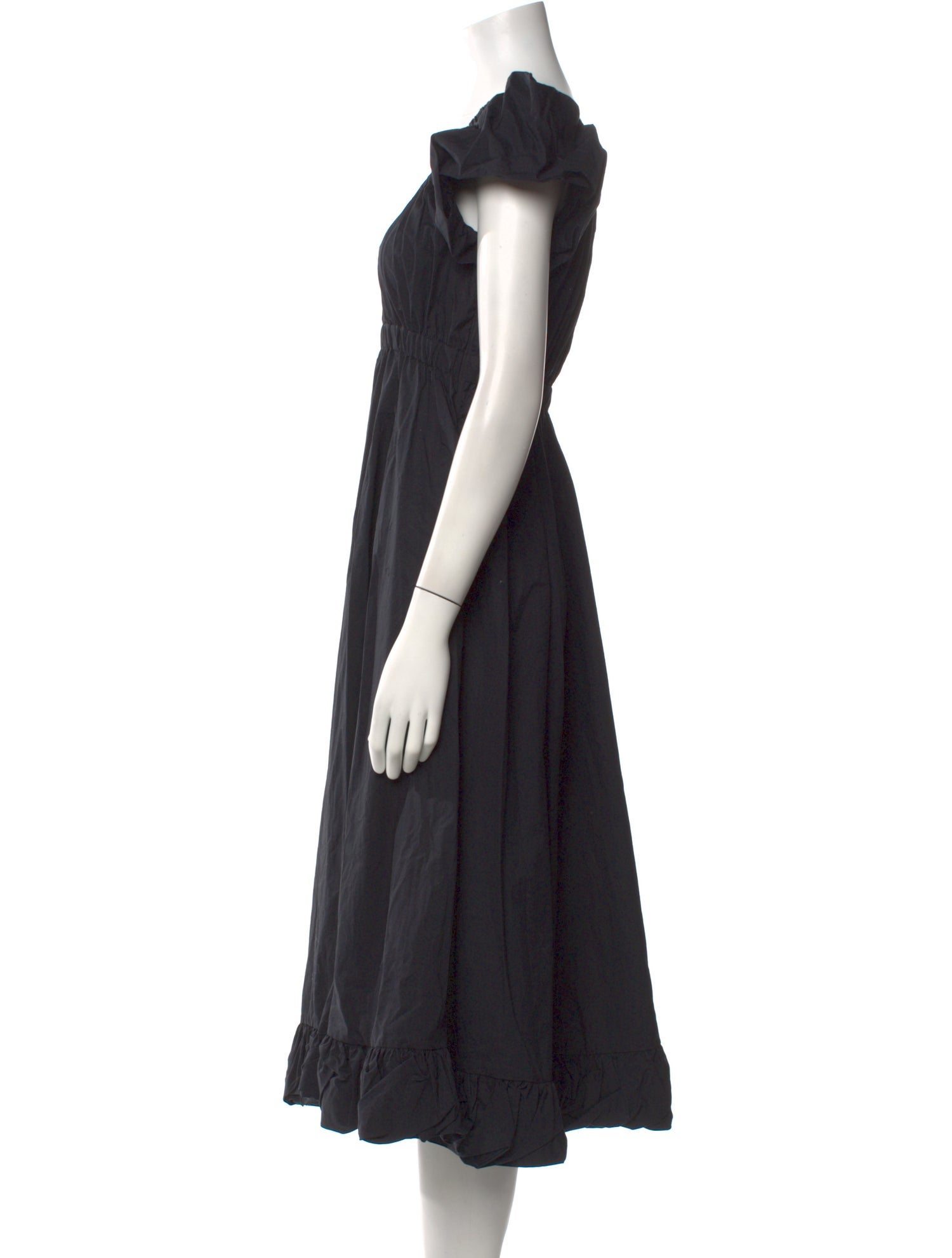 Ulla Johnson Scoop Neck Midi Length Dress