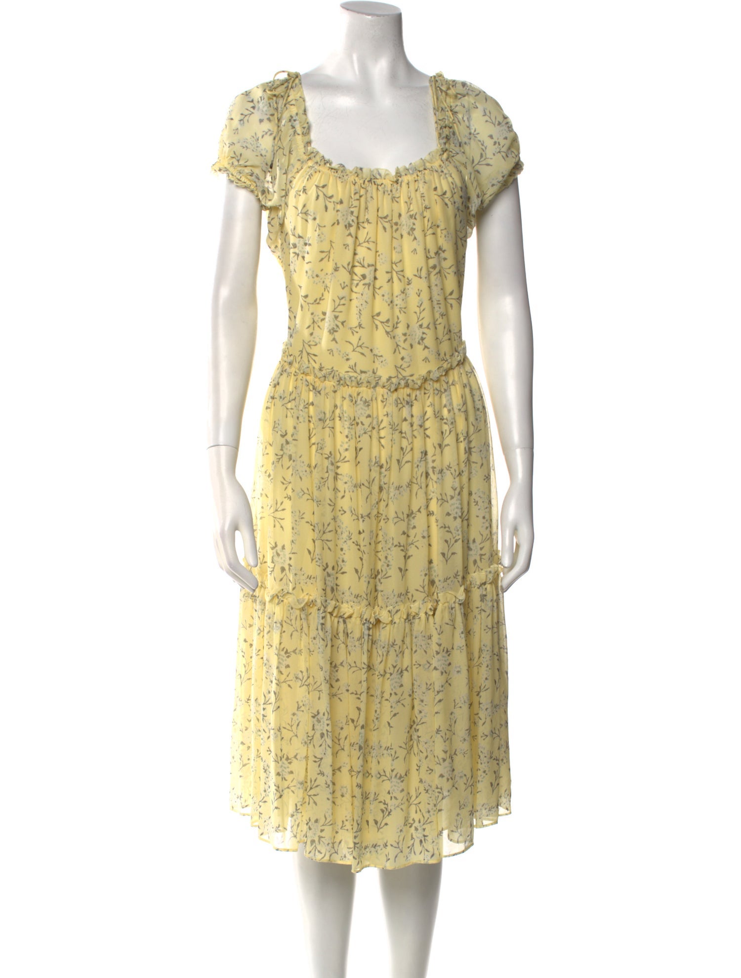 Ulla Johnson Silk Midi Length Dress