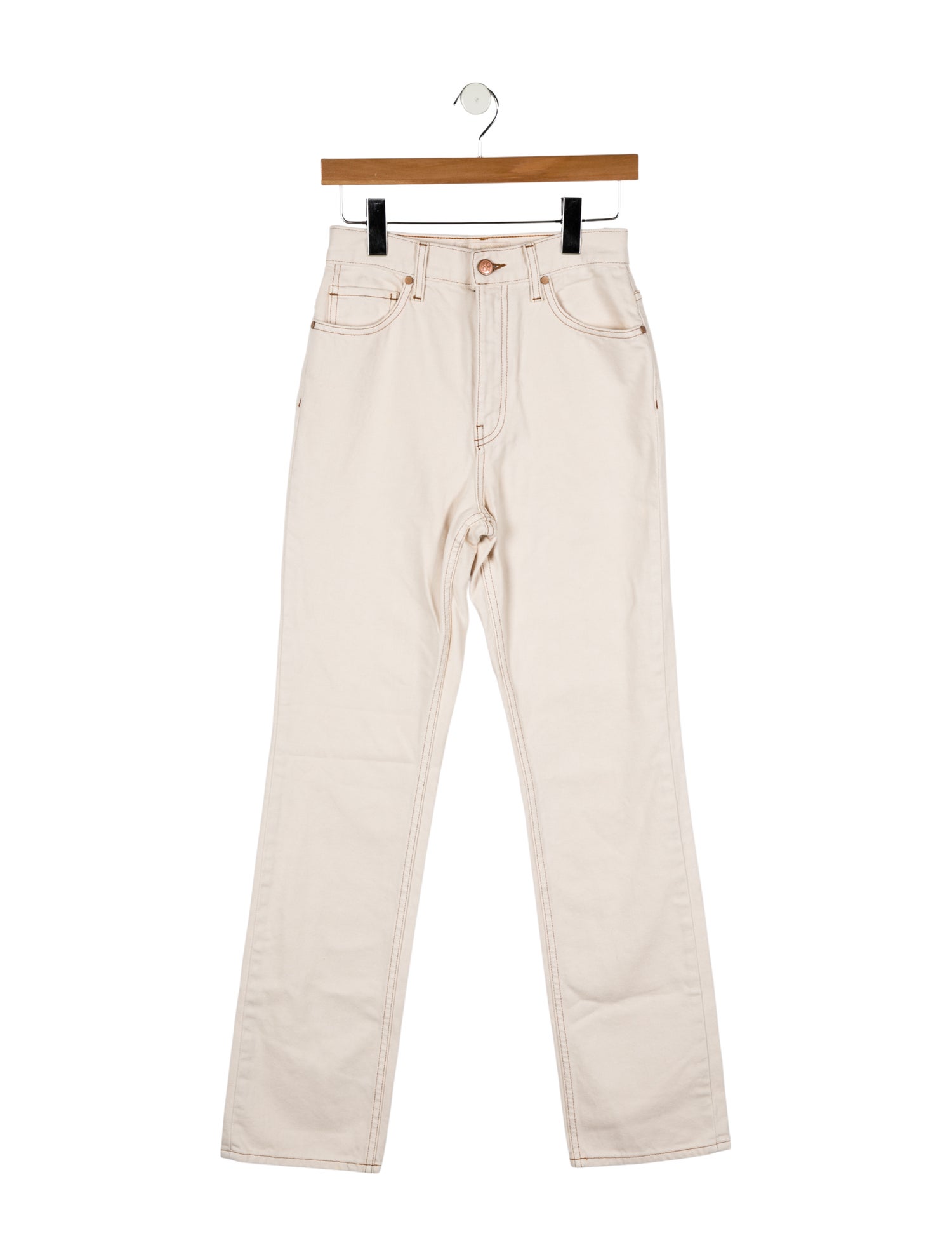 Ulla Johnson High-Rise Straight Leg Jeans