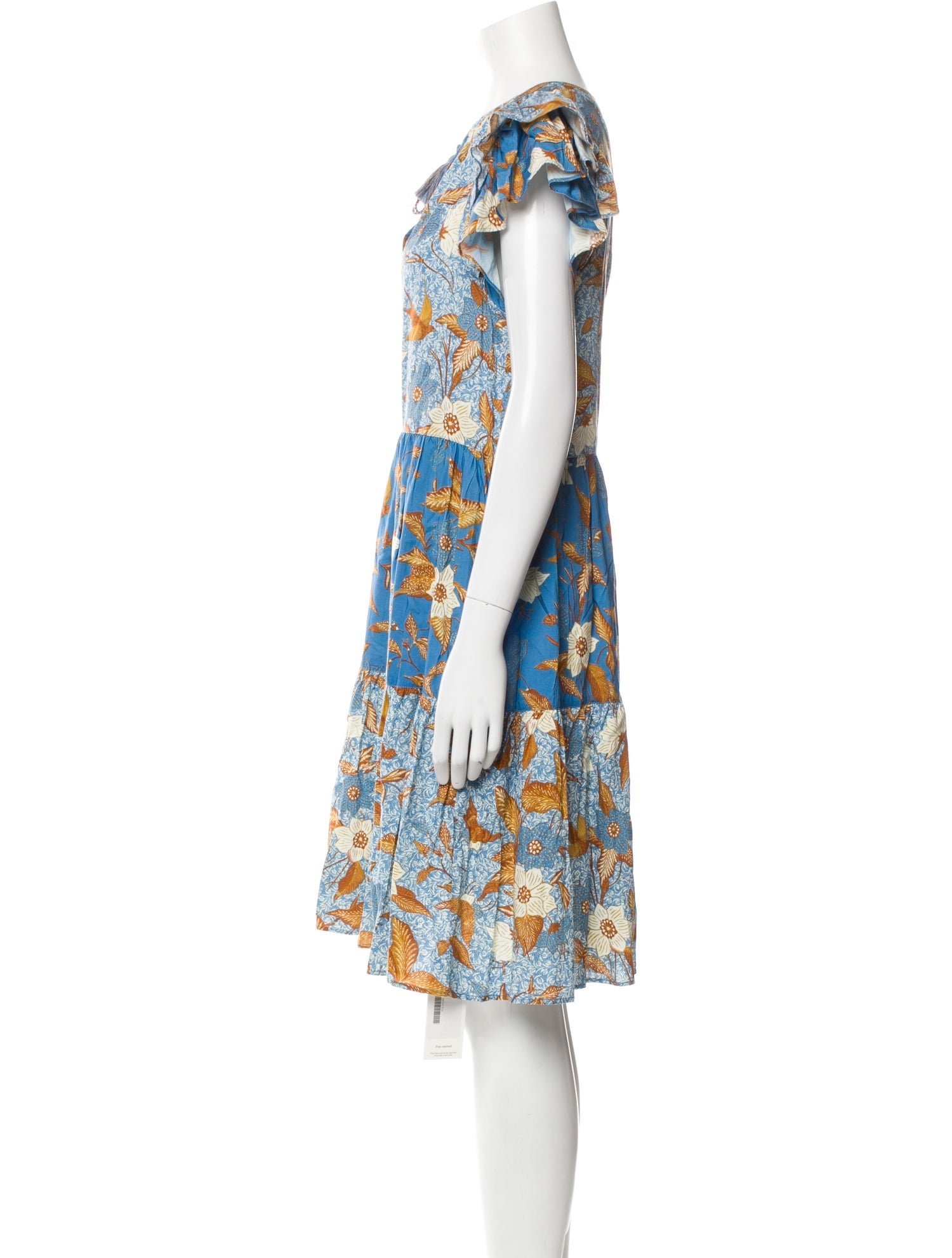 Ulla Johnson Floral Print Knee-Length Dress