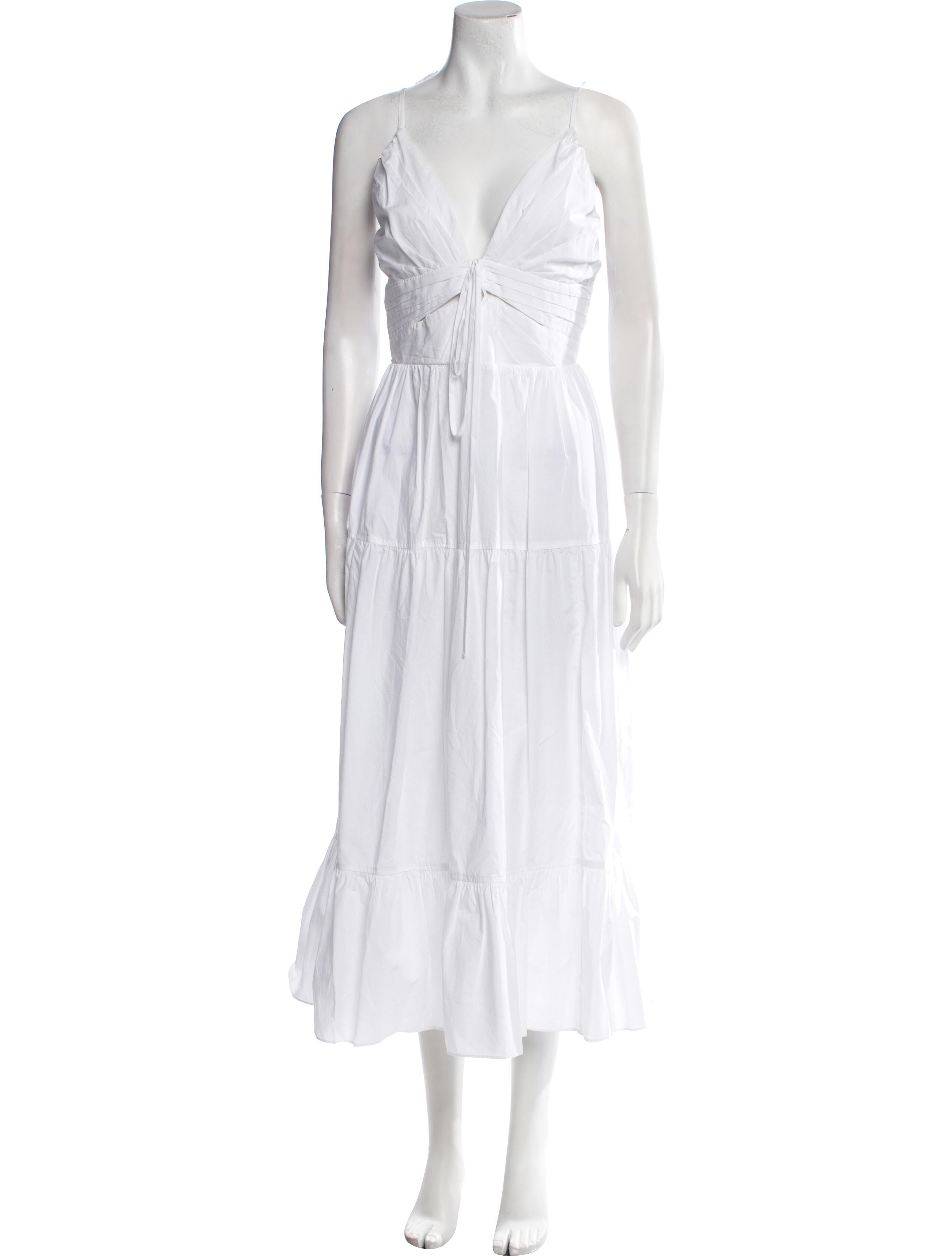 Ulla Johnson V-Neck Long Dress