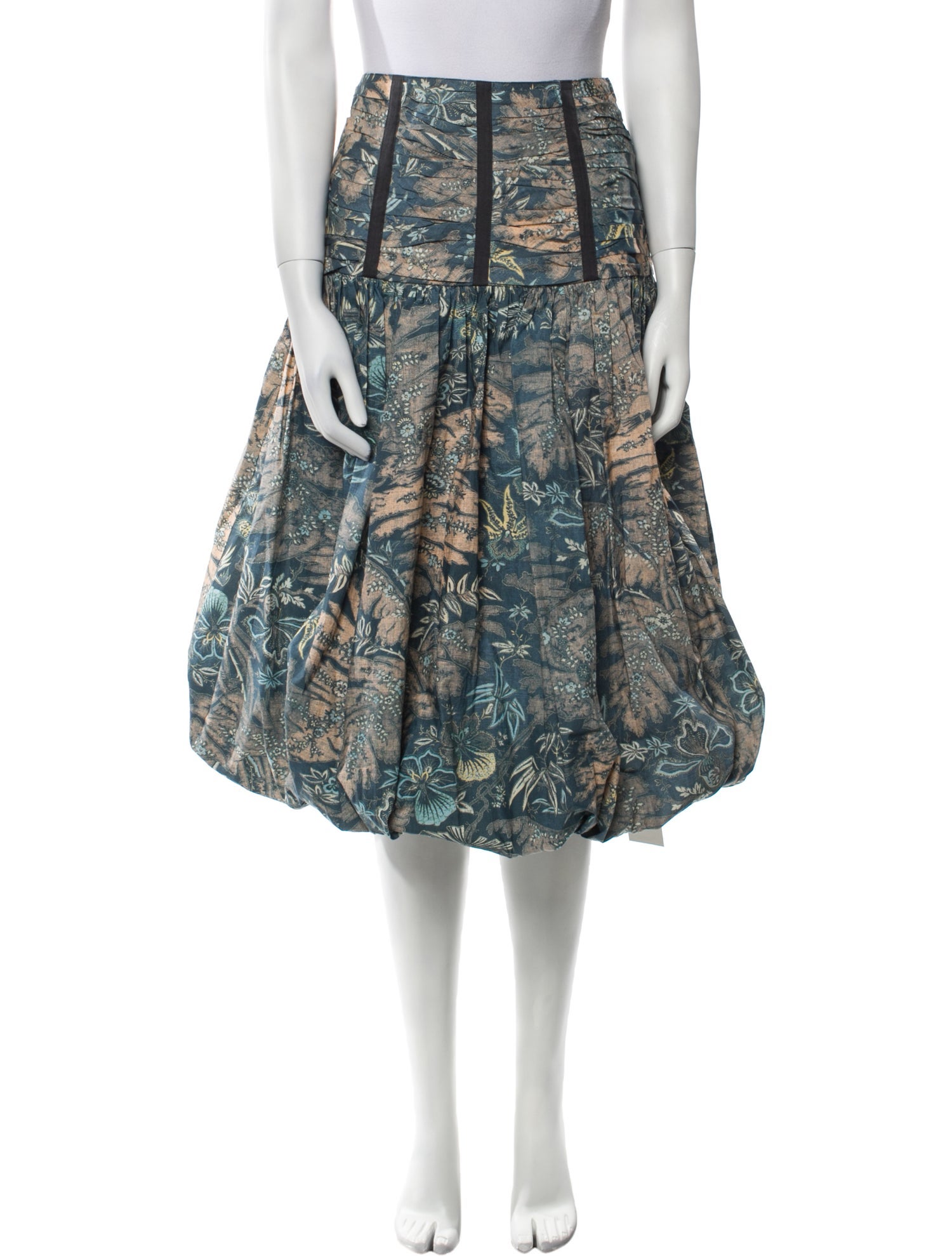 Ulla Johnson Floral Print Knee-Length Skirt