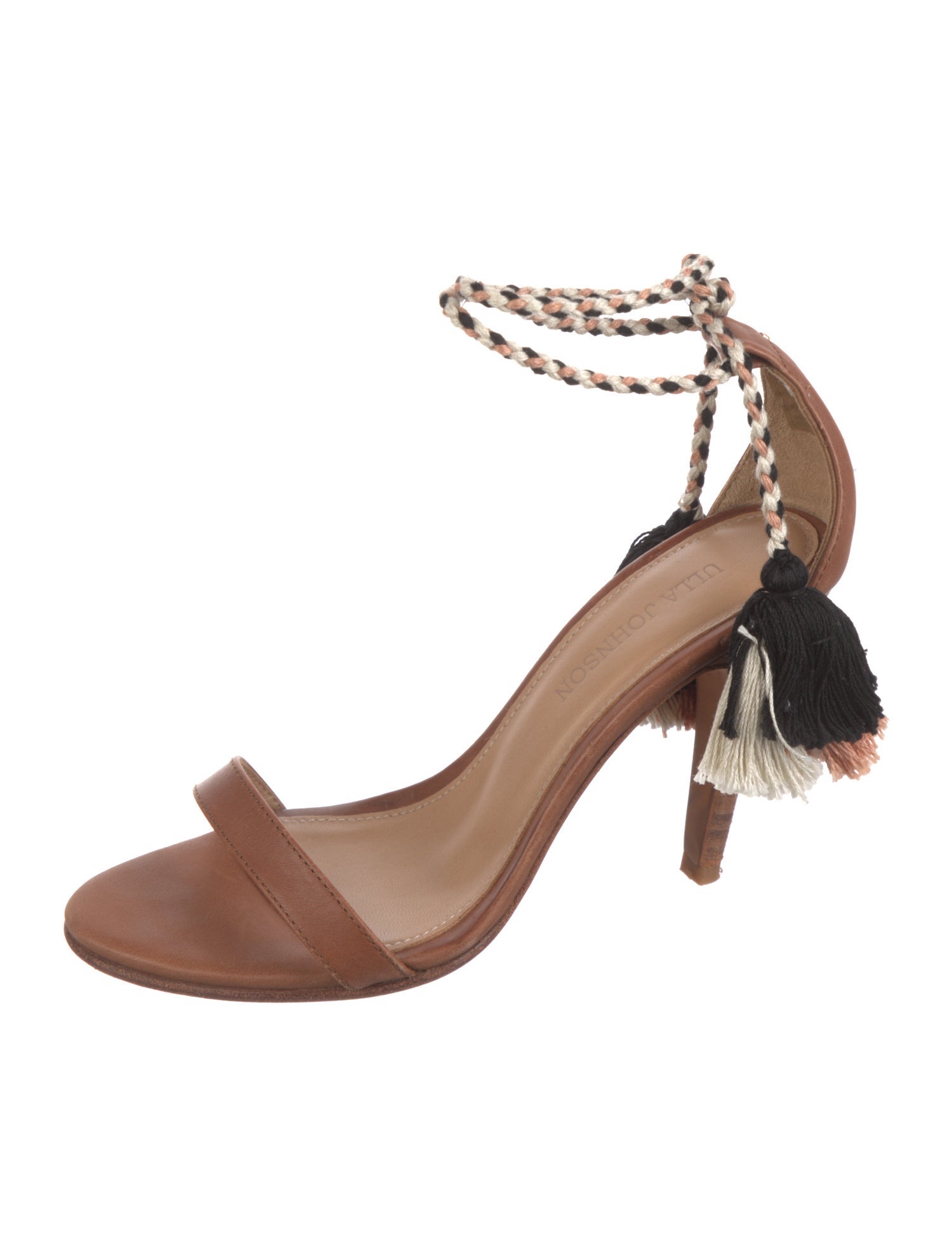 Ulla Johnson Leather Tassel Accents Sandals