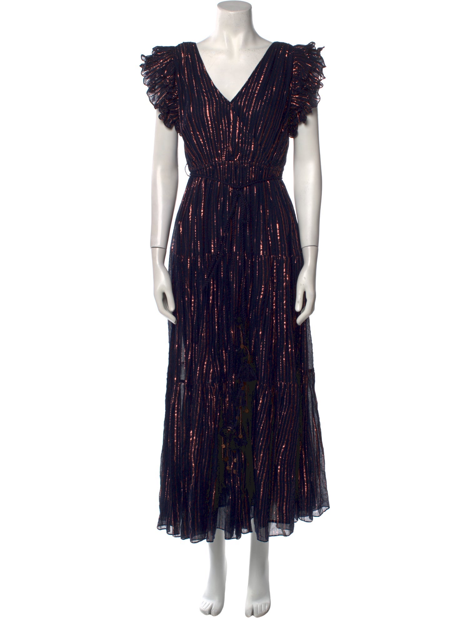 Ulla Johnson Striped Long Dress