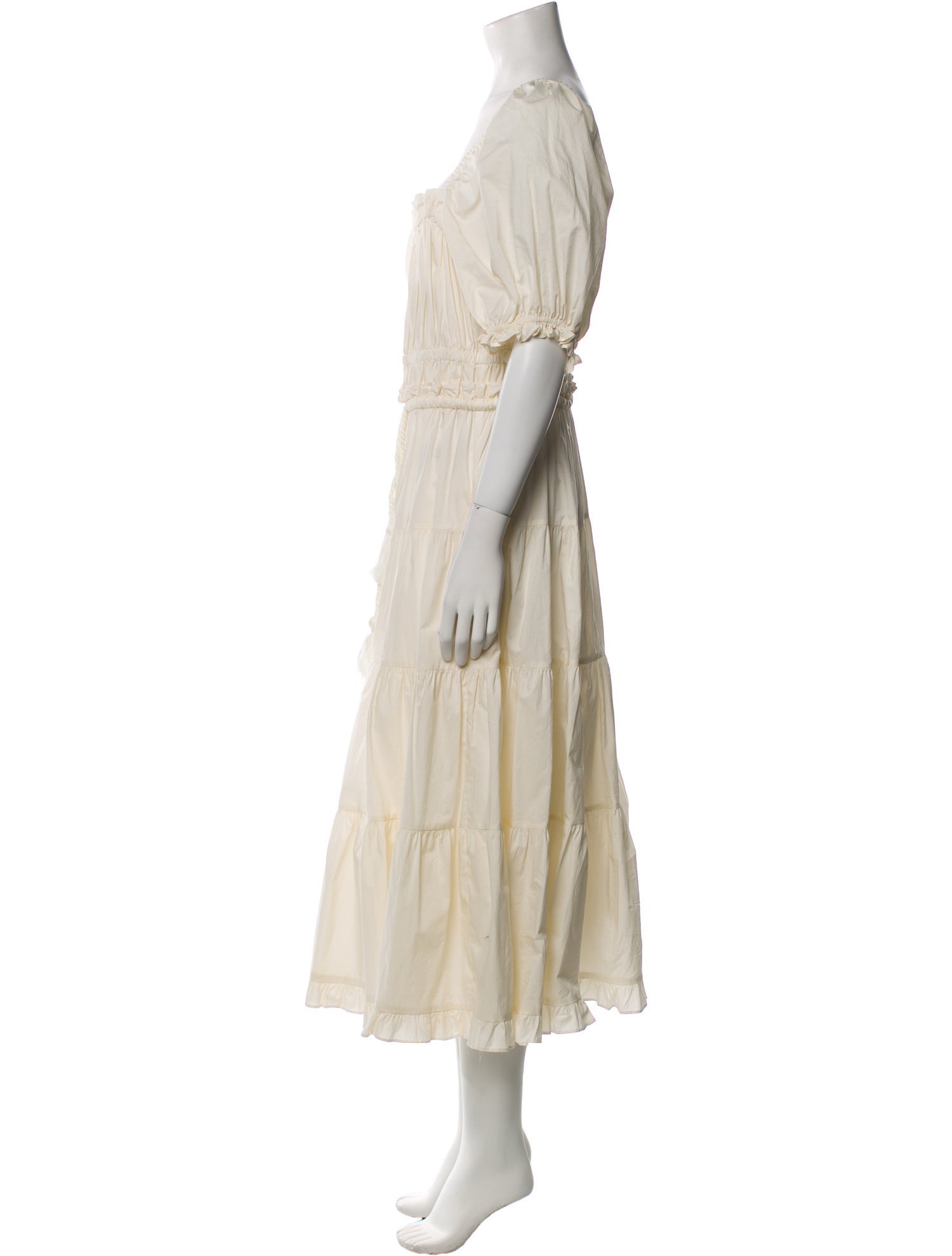 Ulla Johnson Square Neckline Long Dress