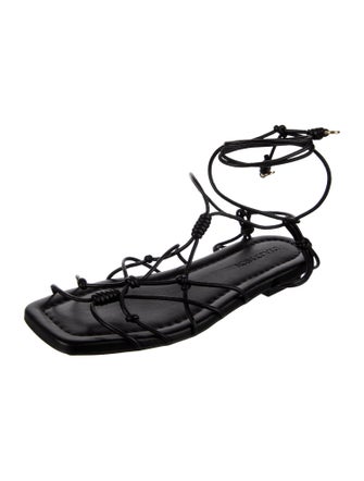 Ulla Johnson Leather Gladiator Sandals