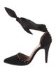 Ulla Johnson Suede Studded Accents D'Orsay Pumps