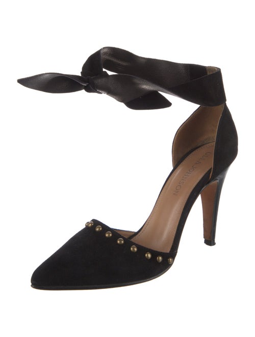 Ulla Johnson Suede Studded Accents D'Orsay Pumps