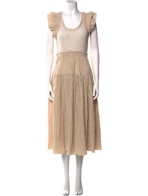 Ulla Johnson Scoop Neck Long Dress