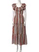 Ulla Johnson Striped Long Dress
