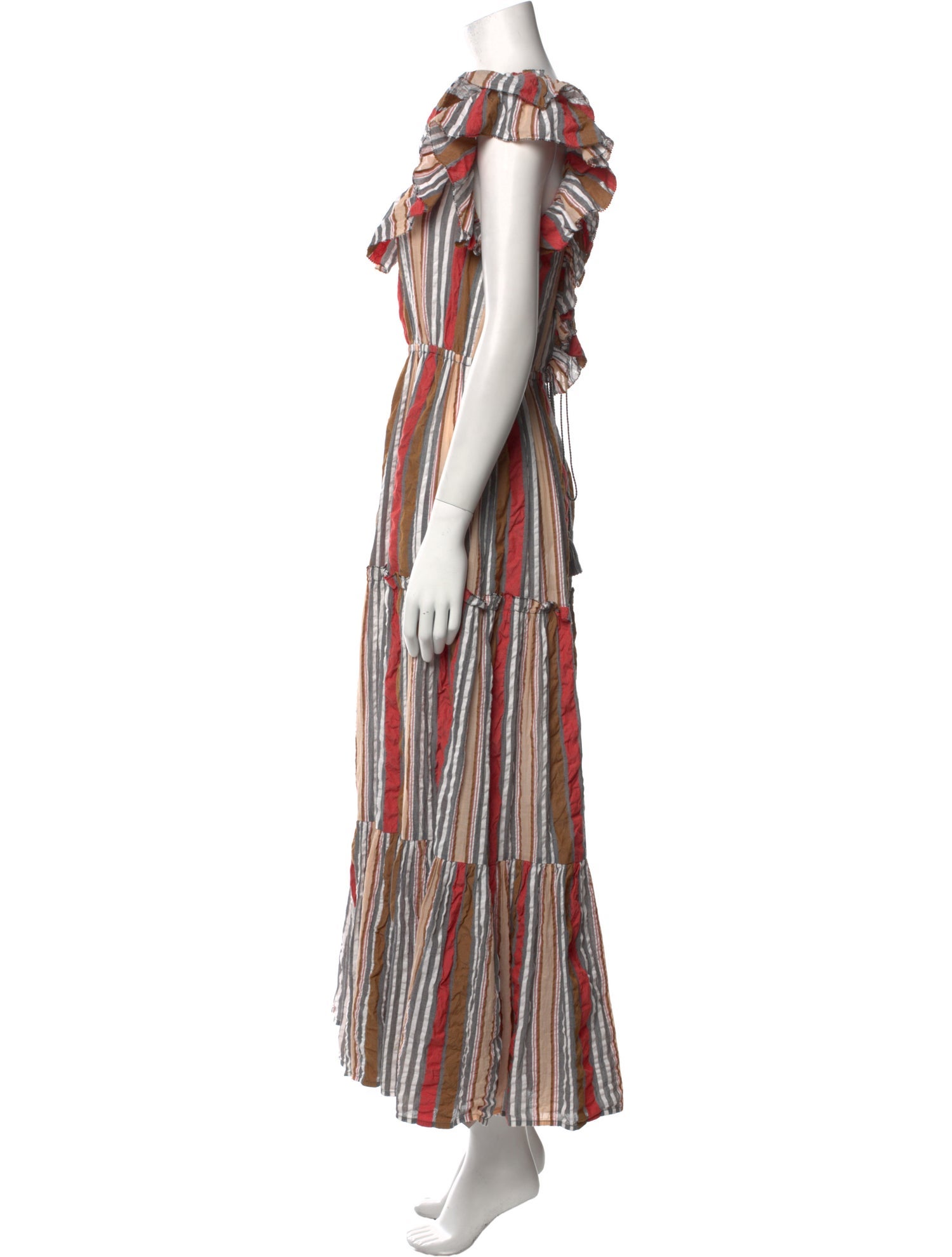 Ulla Johnson Striped Long Dress