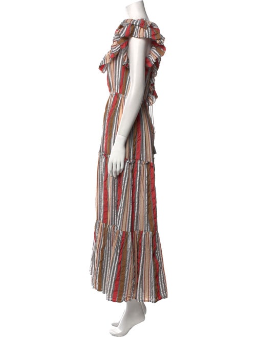 Ulla Johnson Striped Long Dress