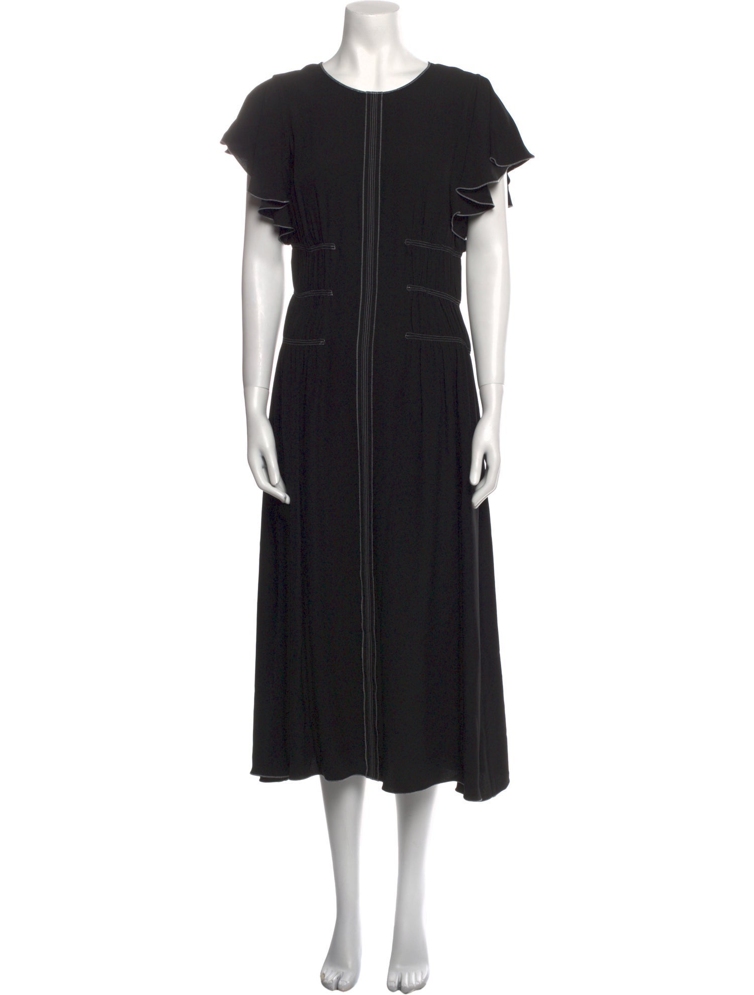 Ulla Johnson Crew Neck Long Dress