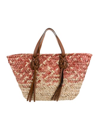 Ulla Johnson Straw Weekender Bag
