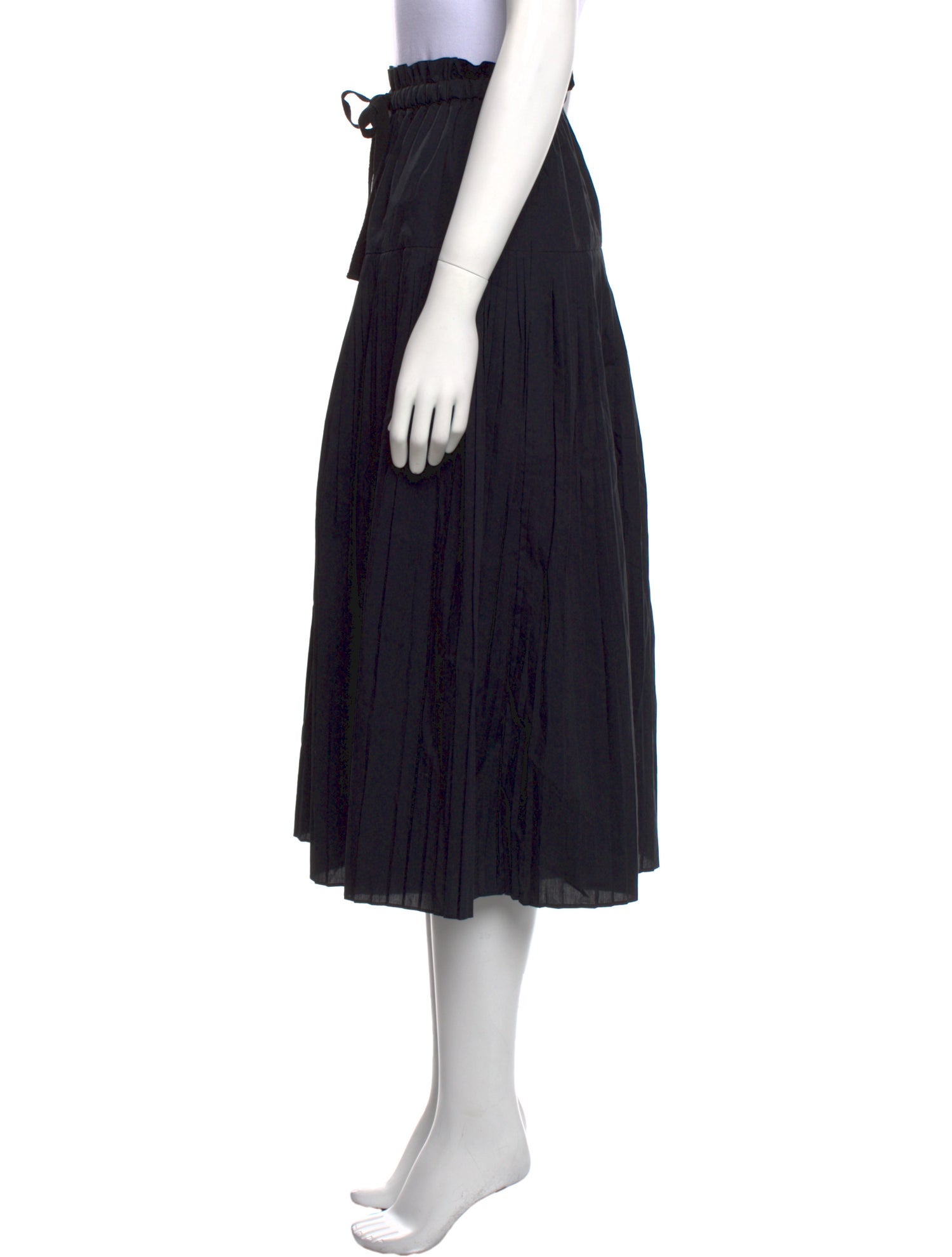 Ulla Johnson Pleated Accents Midi Length Skirt