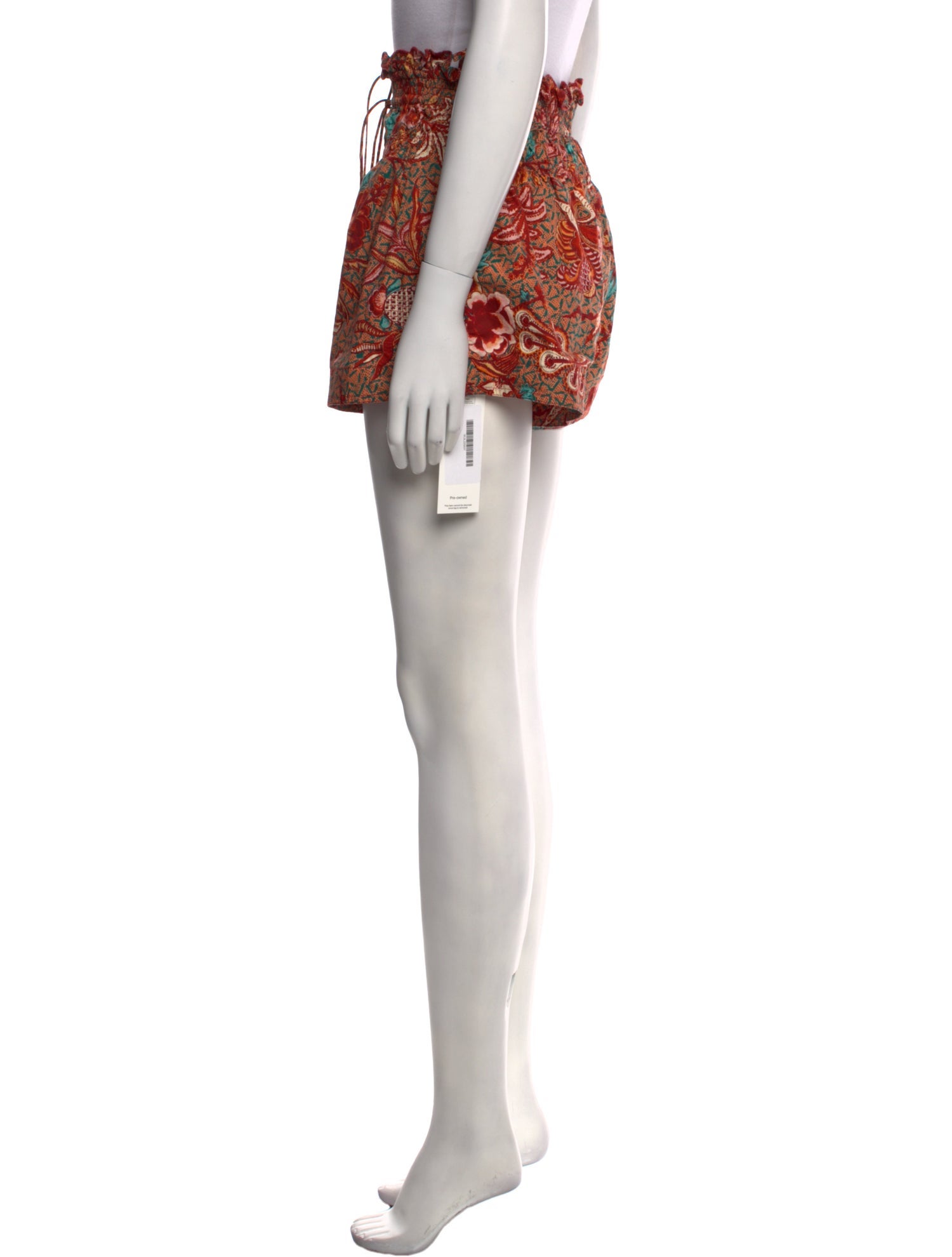 Ulla Johnson Floral Print Mini Shorts