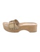 Ulla Johnson Leather Studded Accents Slides