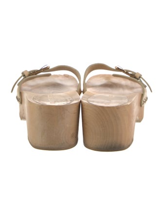 Ulla Johnson Leather Studded Accents Slides