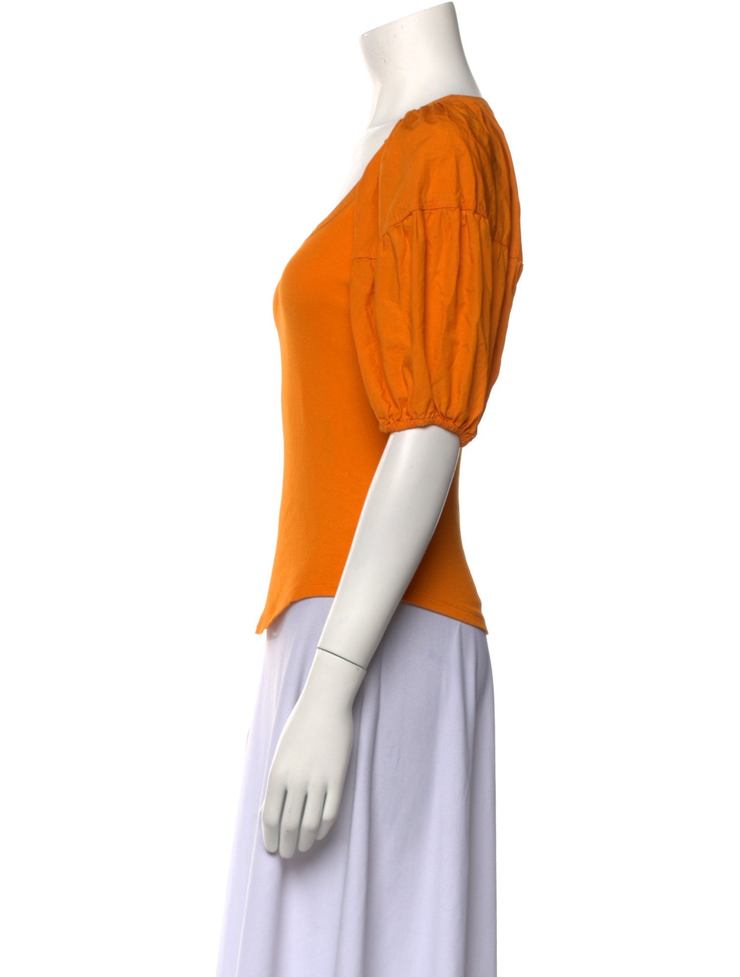 Ulla Johnson Scoop Neck Short Sleeve Top