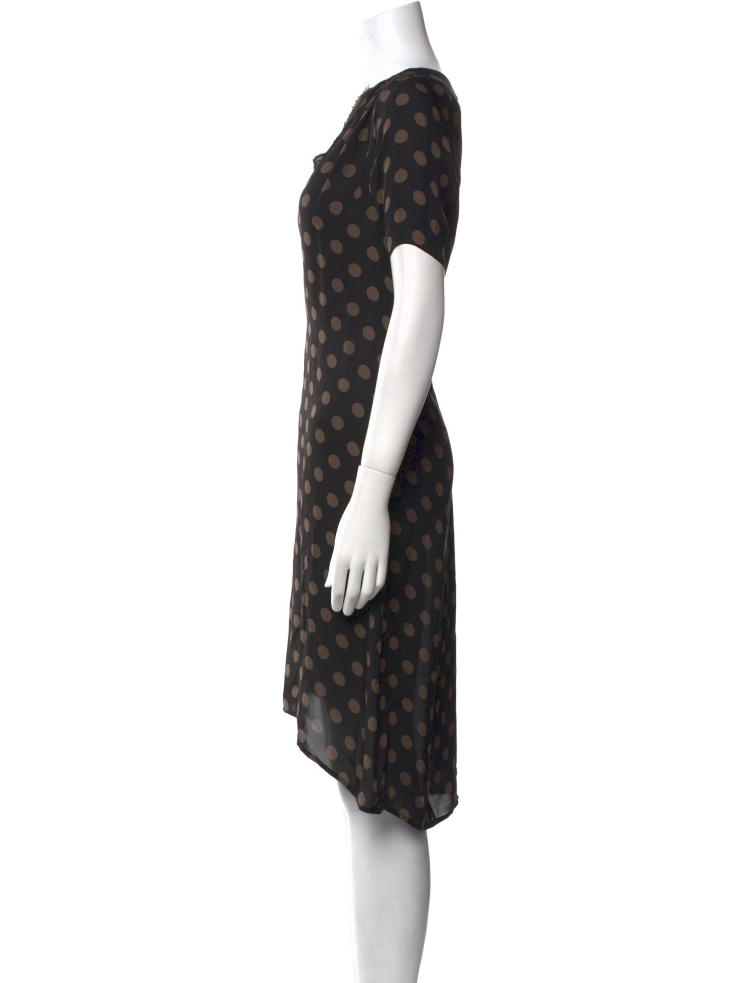 Ulla Johnson Polka Dot Print Midi Length Dress