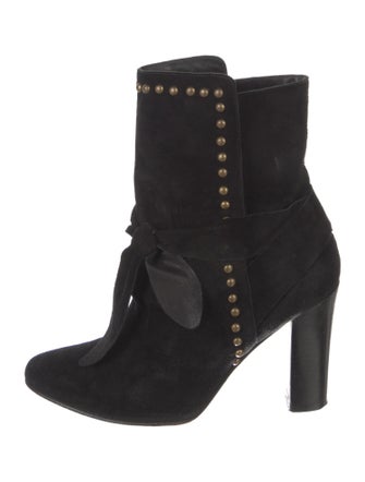 Ulla Johnson Suede Studded Accents Sock Boots