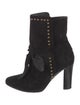 Ulla Johnson Suede Studded Accents Sock Boots