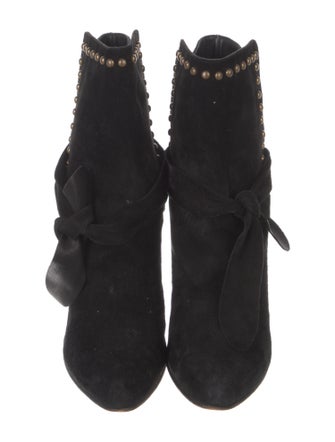 Ulla Johnson Suede Studded Accents Sock Boots