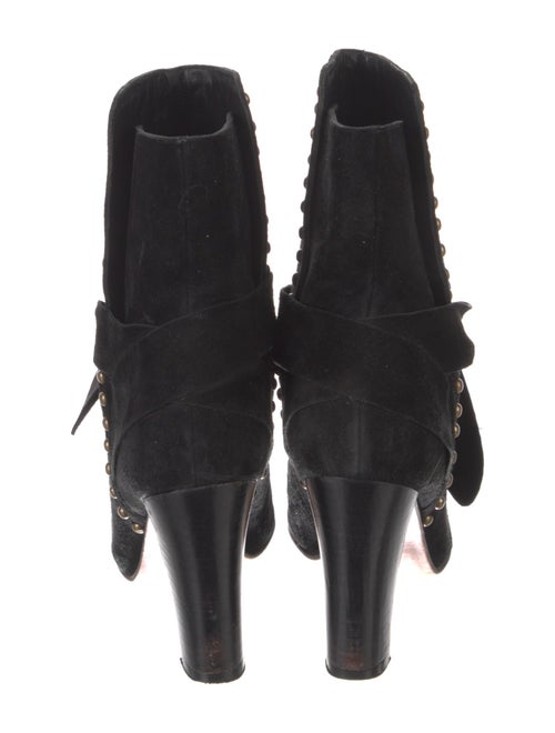 Ulla Johnson Suede Studded Accents Sock Boots