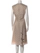 Ulla Johnson Striped Midi Length Dress