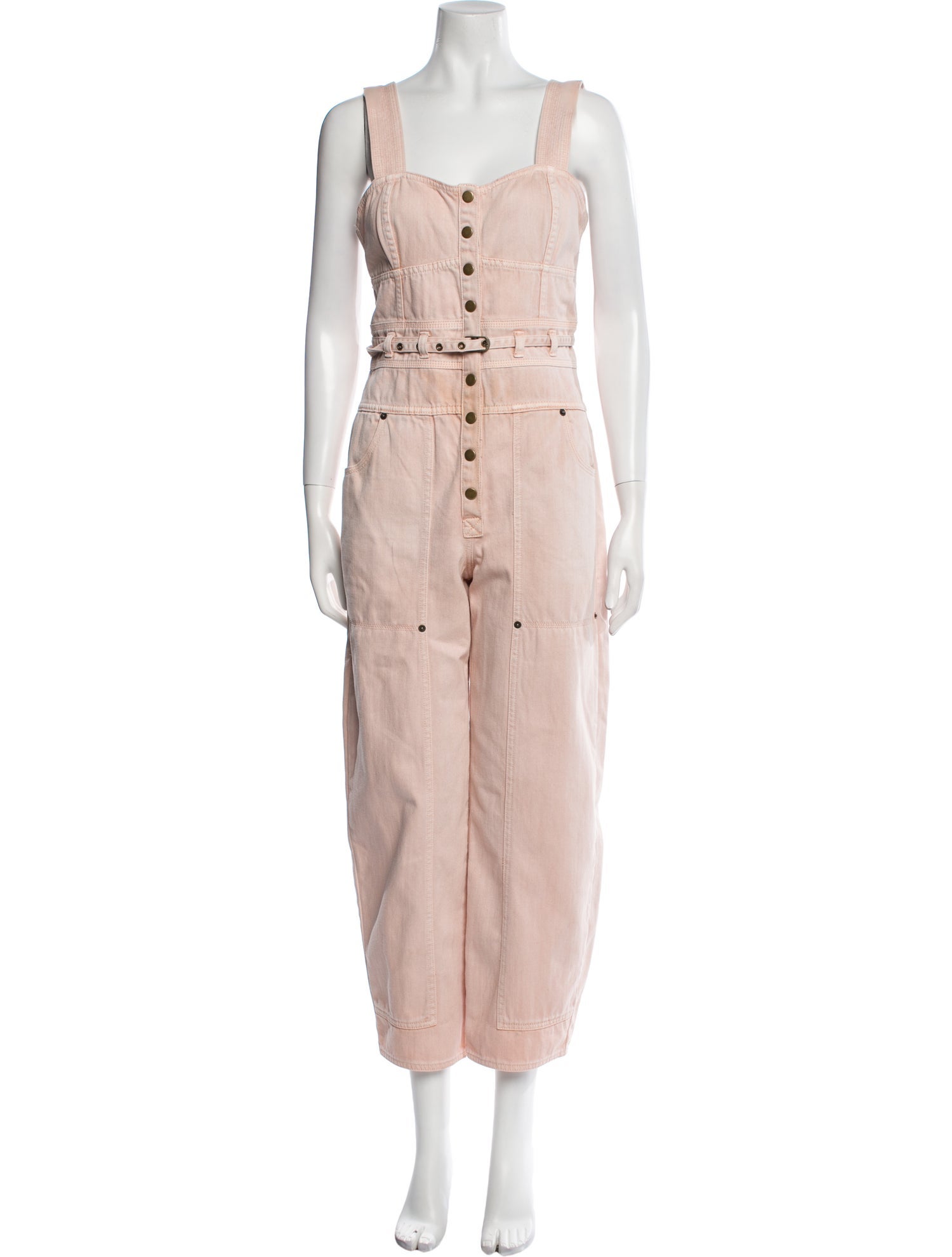 Ulla Johnson Square Neckline Jumpsuit