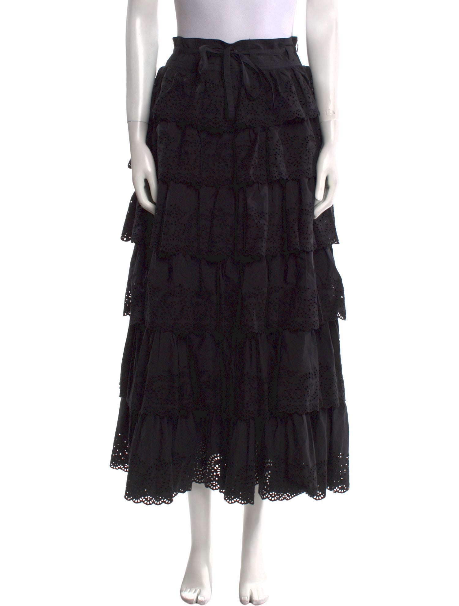 Ulla Johnson Lace Pattern Midi Length Skirt w/ Tags