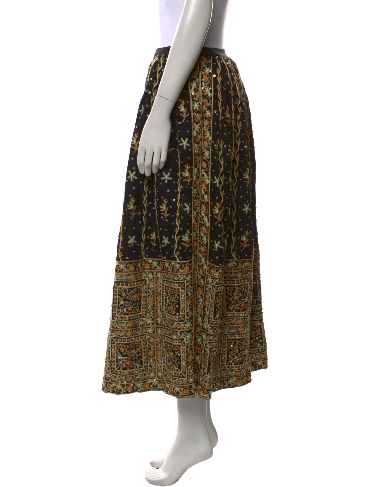 Ulla Johnson Printed Midi Length Skirt w/ Tags