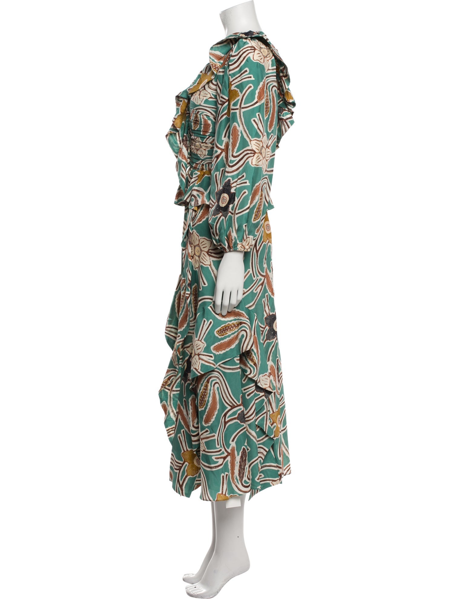 Ulla Johnson Silk Midi Length Dress