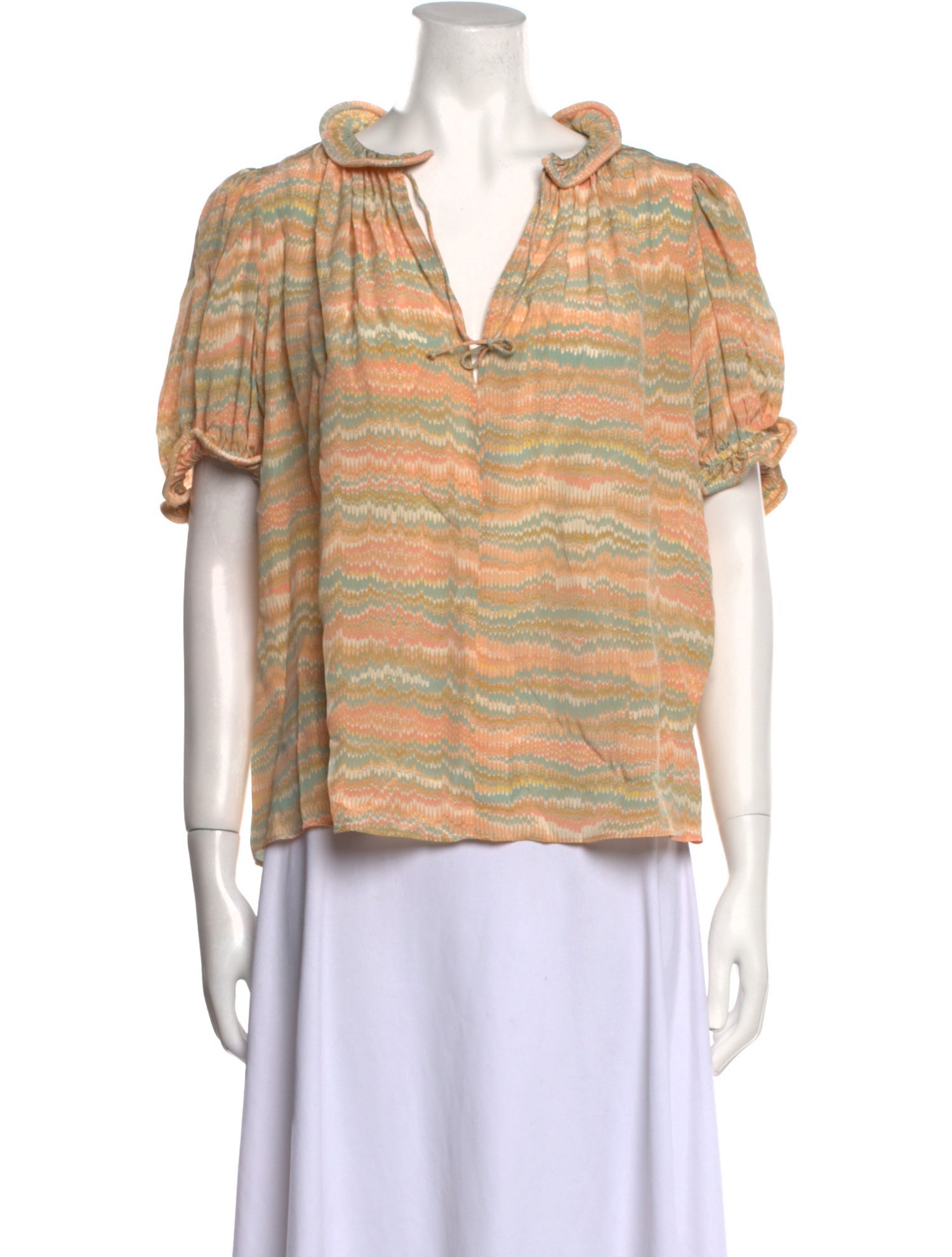 Ulla Johnson Silk Printed Blouse