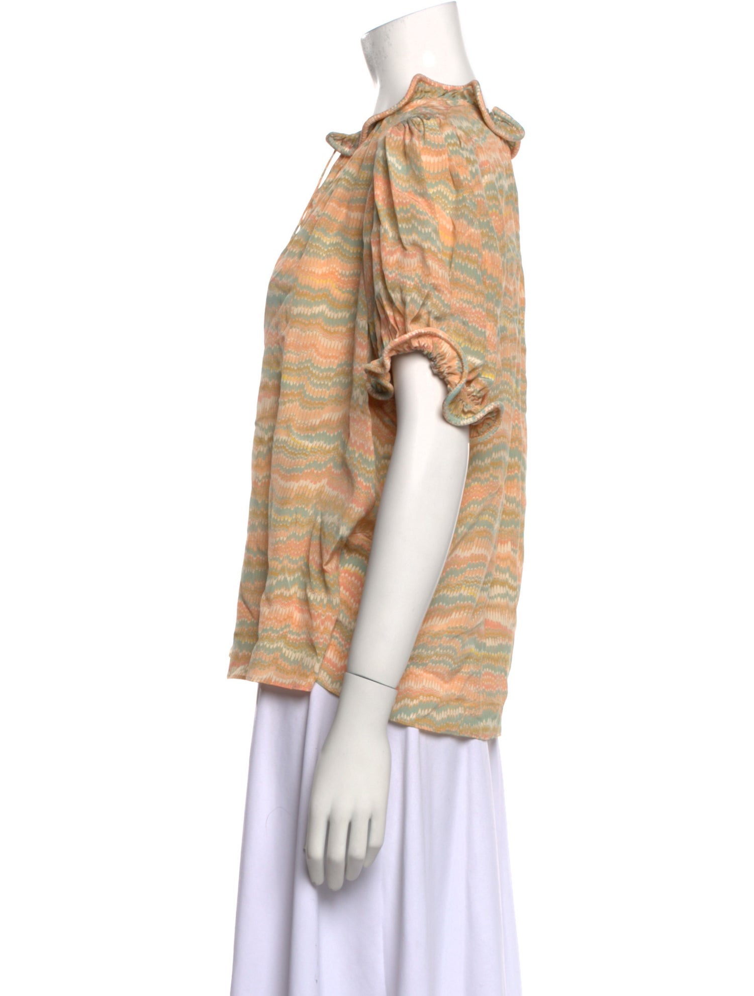 Ulla Johnson Silk Printed Blouse