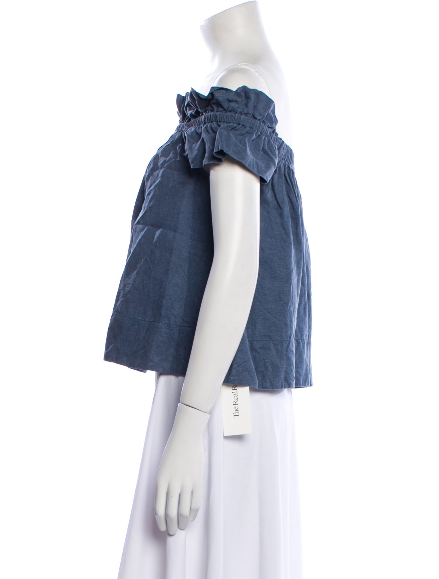 Ulla Johnson Off-The-Shoulder Short Sleeve Top