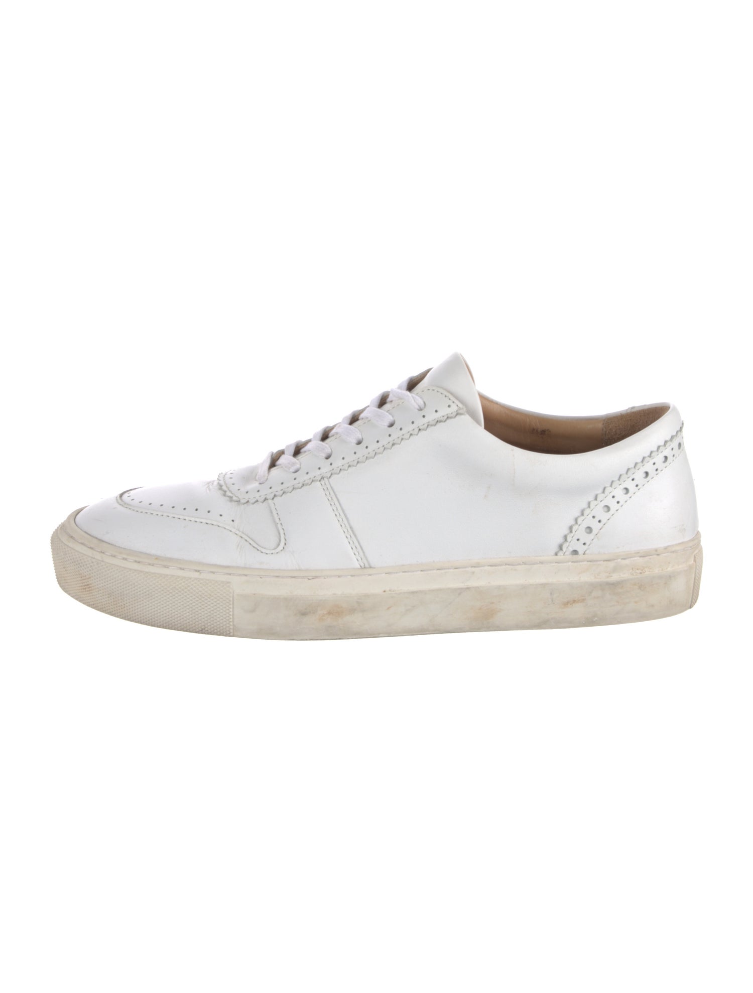 Ulla Johnson Leather Lasercut Accents Sneakers