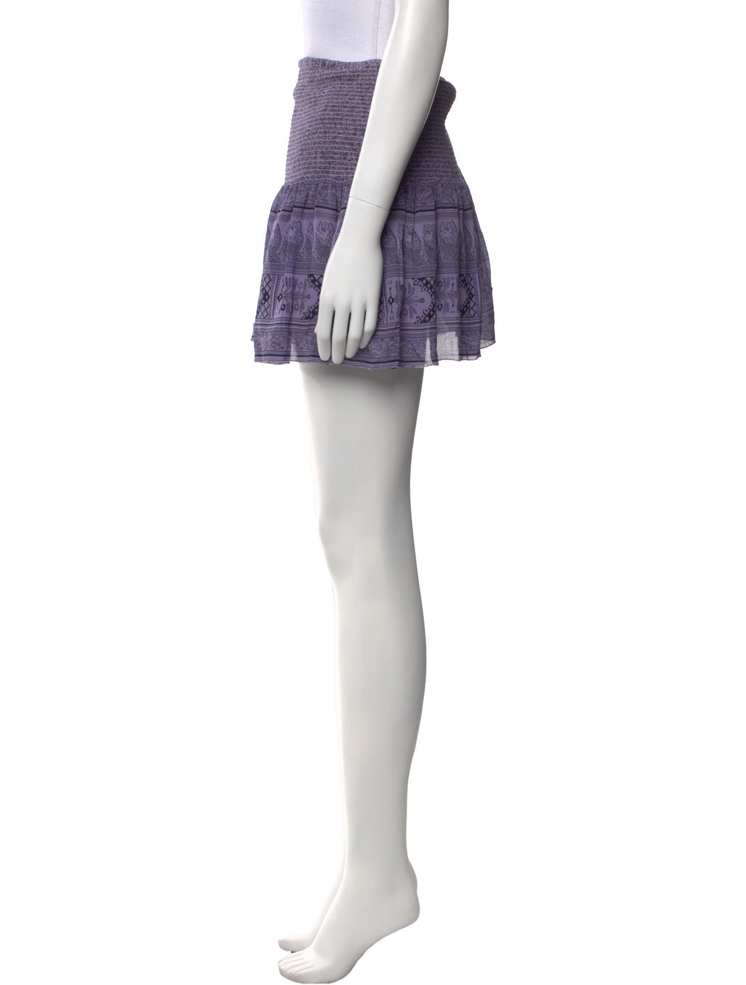 Ulla Johnson Silk Mini Skirt